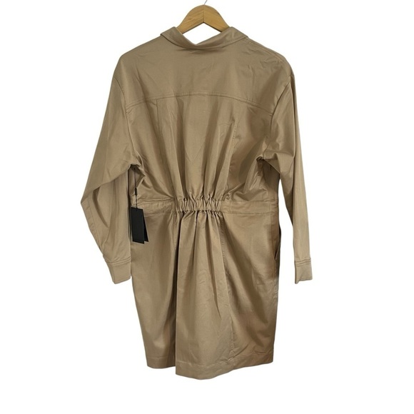 11 HONORE Teedra Mini Long Sleeve Shirt Dress - Picture 5 of 11